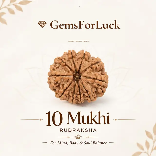 10 Faced Natural Nepali Rudraksha Beads