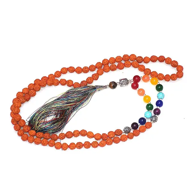 7 Chakra 5 Mukhi Rudraksha Mala – image 4