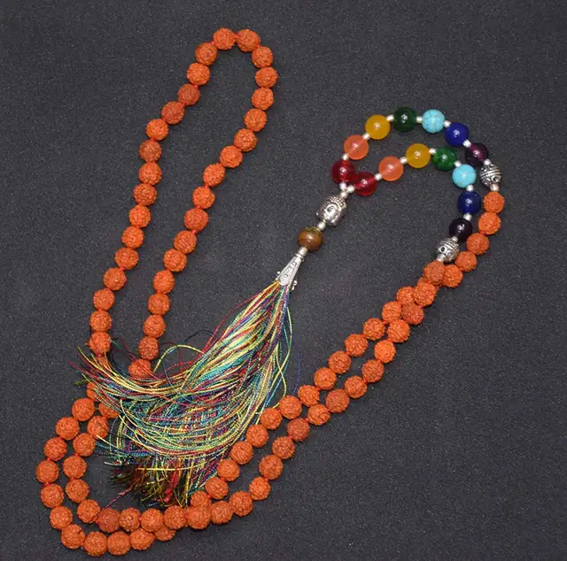7 Chakra 5 Mukhi Rudraksha Mala – image 5