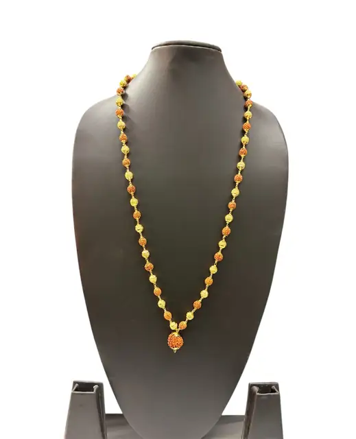 Divye 5 Mukhi Rudraksha Mala with Powerful 7 Mukhi Rudraksha Pendant – image 6