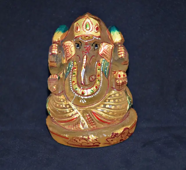 Ganesha Idol In Rose Quartz – image 4