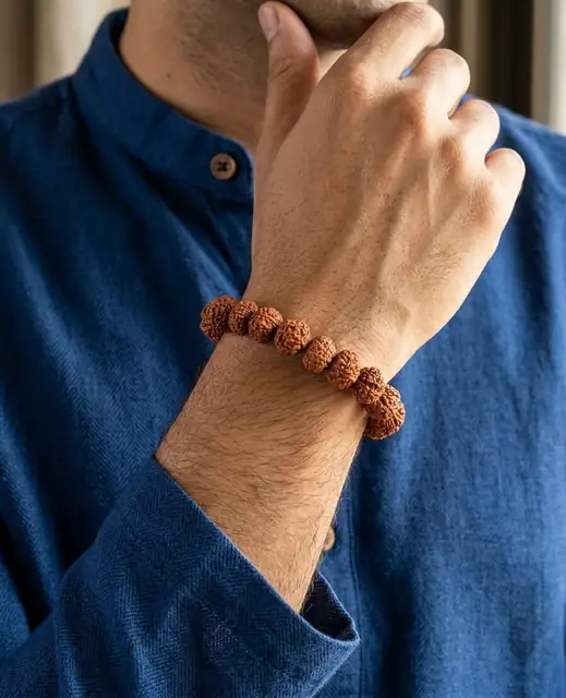 GemsForLuck 7 Mukhi Rudraksha Bracelet – image 2