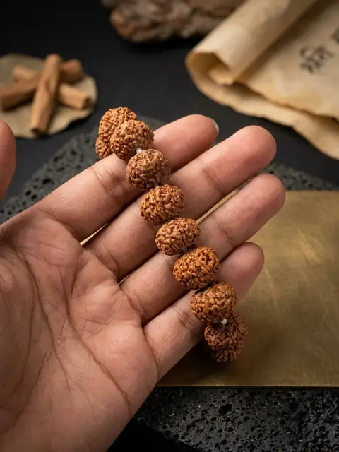 9 Mukhi Rudraksha Bracelet – image 5