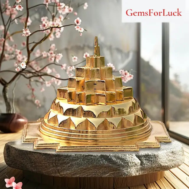 Gold Plated Maha Meru Shree Yantra – image 2