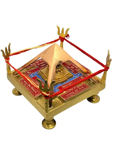 Golden Vastu Dosh Nivaran Pyramid Yantra – Energy Balancing & Positive Vastu Remedy. – image 5