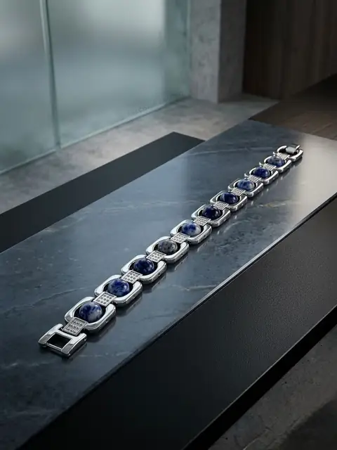 Lapis Lazuli Bracelet for Men & Women – image 2