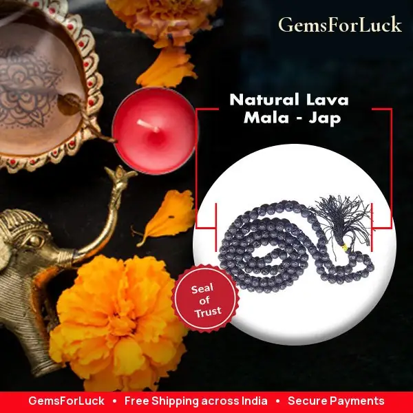 Natural Lava Mala - Jap – image 2