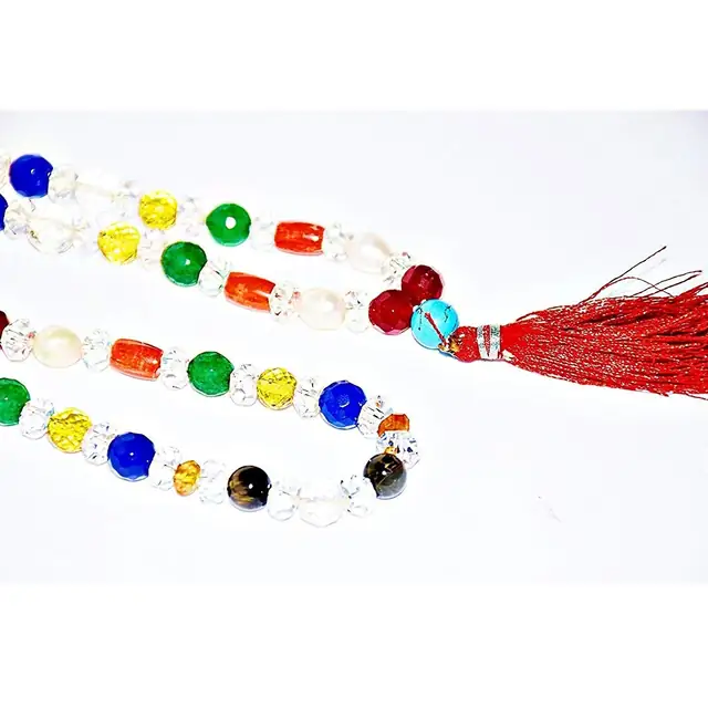 Navaratna Natural Beautiful NavRatna Gem Mala – image 5