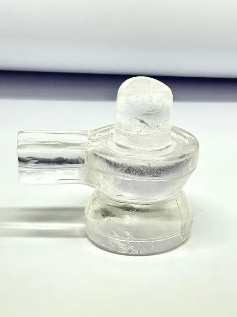 Pure Natural Sphatik Shivling with Jaladhari – image 3