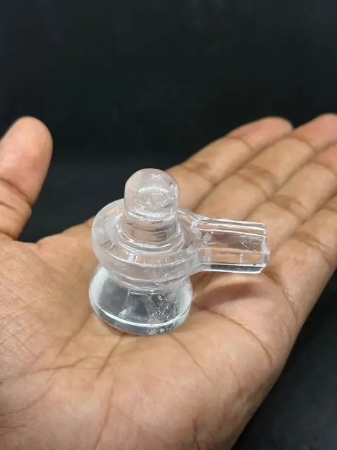 Pure Natural Sphatik Shivling with Jaladhari – image 4