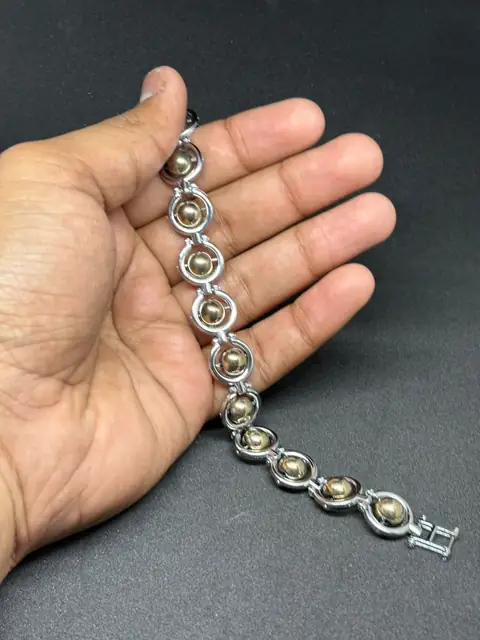 Pyrite Chain Bracelet – image 4